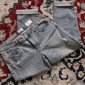 Brand New Sonoma Straight Cropped Cuffed Jeans Size 14